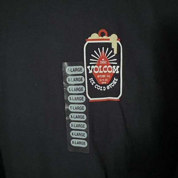 Men’s Volcom tshirt. New with tags. navy blue. - Picture 2 of 5